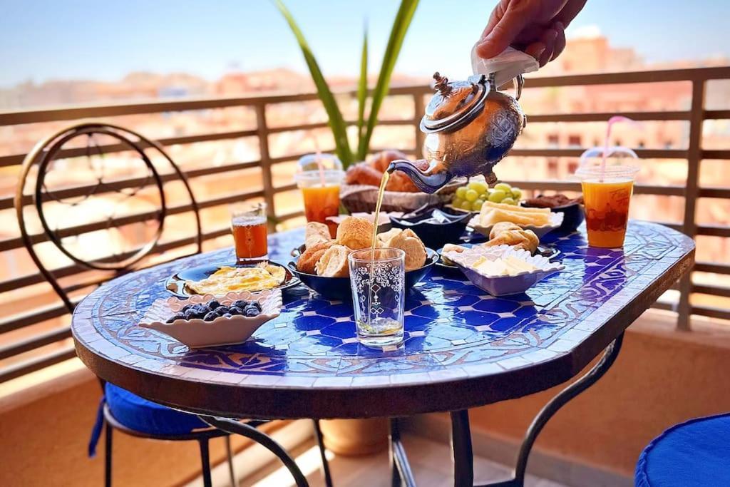 Appart Majorelle Terrasse Wifi Centre Ville 마라케시 외부 사진
